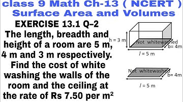 Ch-13 Ex-13.1 Q 2 class 9 surface area and volumes  Mathematics NCERT