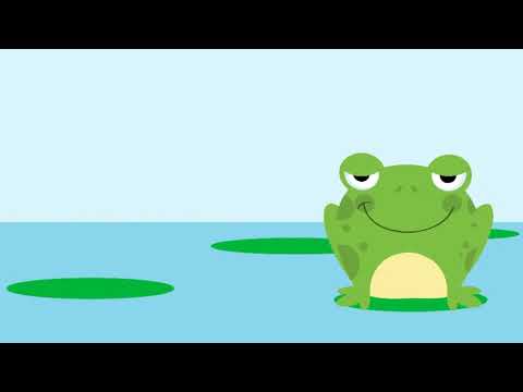 Küçük kurbağa şarkısı, eğlenceli çocuk videoları
