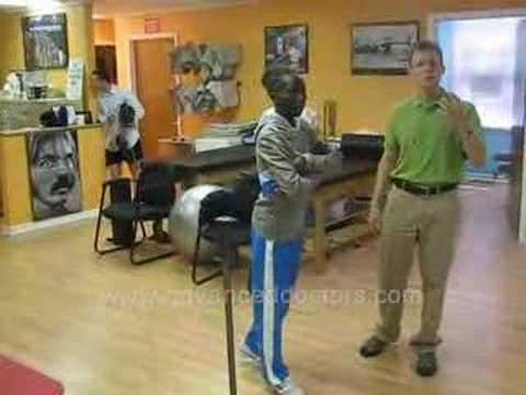 Catherine Ndereba does Physical Therapy with Dr. Dan