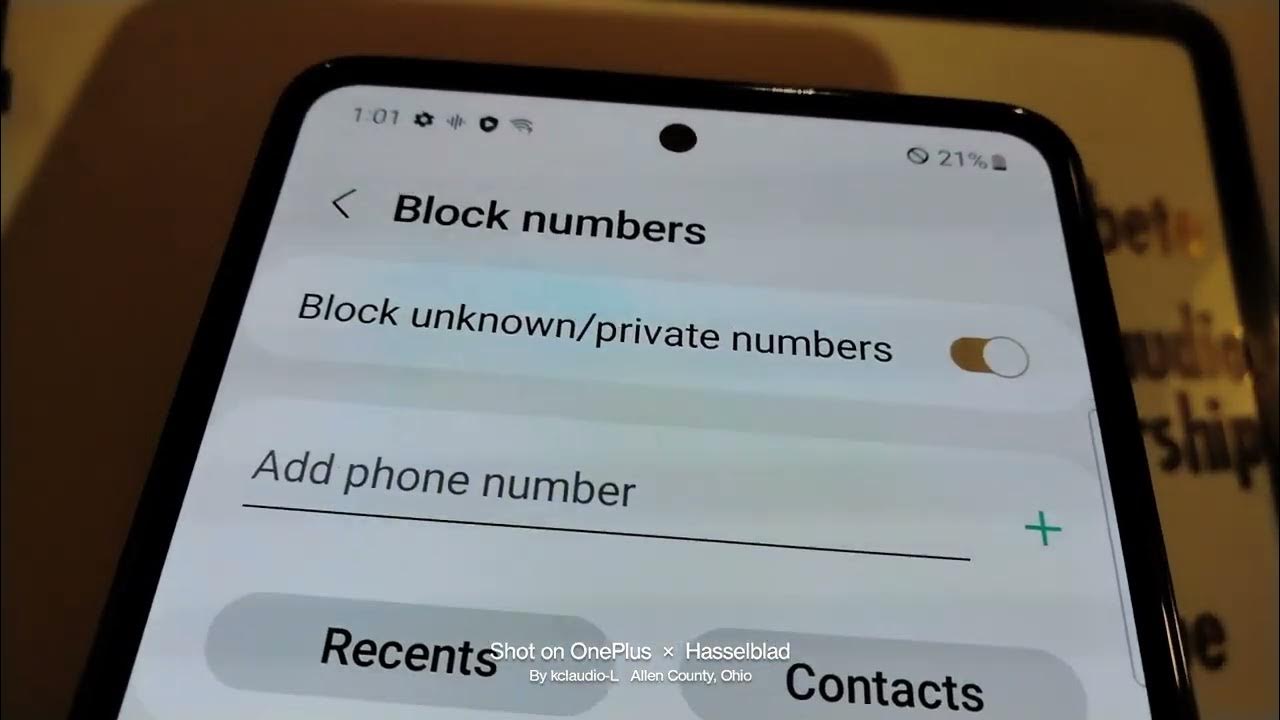 How to Block unknown callers and Spam callers on Samsung Galaxy A53 5G