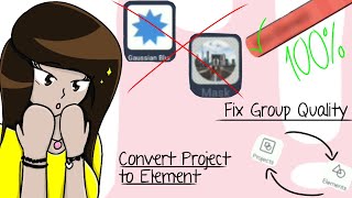 Tutorial 10: How to Fix Group Quality and Convert Project to Elements in Alight Motion screenshot 4
