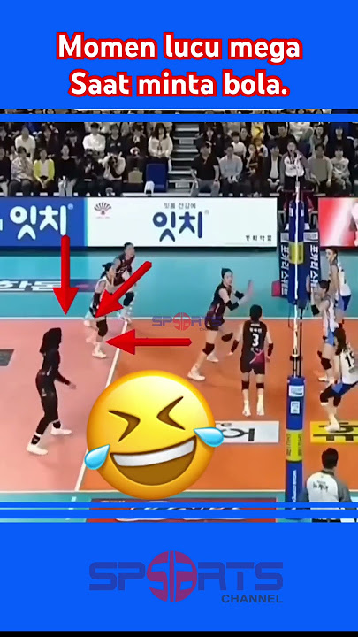 Momen lucu mega saat minta bola. #megawati #megaredsparks #megatron #redsparks #funny #vollykorea
