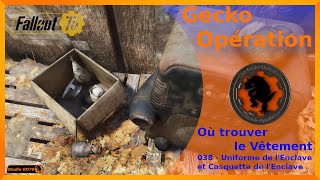 Fallout 76 - Où Trouver Le Vêtement - 038 - Uniforme De Lenclave Et Casquette De Lenclave