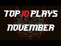 Top 10 Plays: November