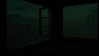 Deep Night Rainfall Outside the Window | Peaceful Sounds for Better Sleep
