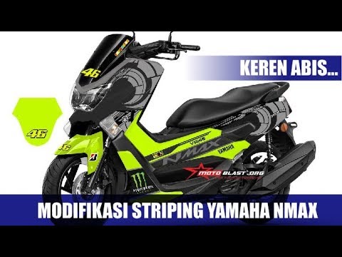 Mantap Modifikasi  Striping Yamaha NMAX  YouTube