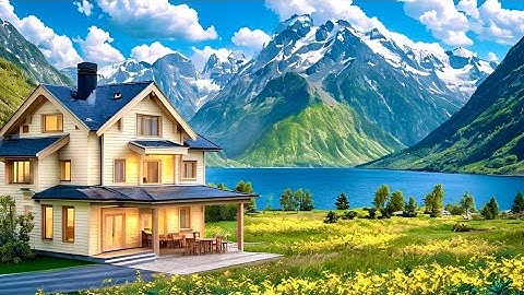 Swiss Villages , Dangerous & Beautiful: Real Driving in Switzerland + Relaxing Music,  4K