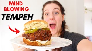 Delicious tempeh recipe / Nashville hot sandwich /