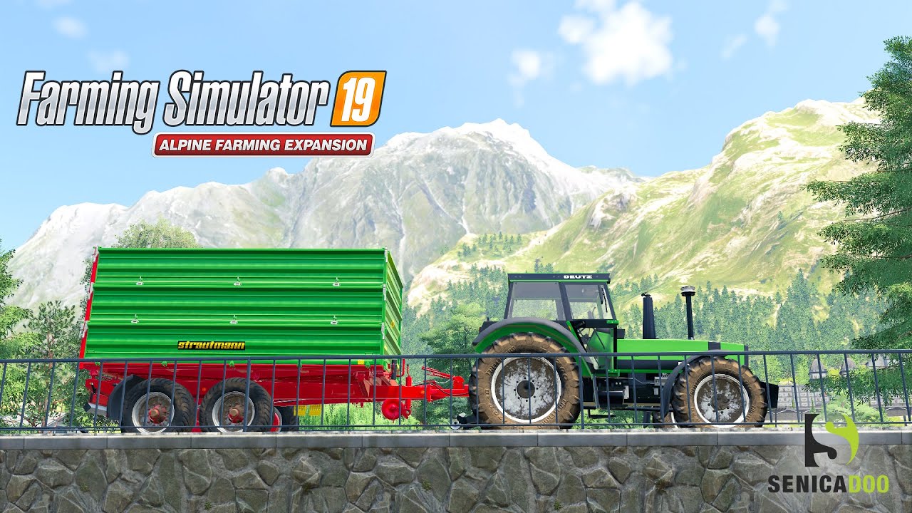 Alpine Farming - Harvesting and ploughing - Farming Simulator 19
