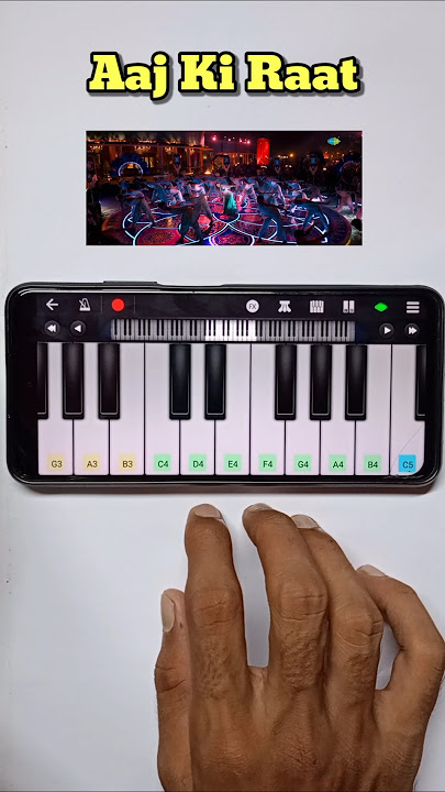 Aaj Ki Raat Song | Piano Tutorial Easy |