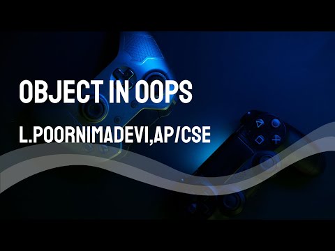 OBJECT IN OOPS|OOPS|SNS INSTITUTIONS