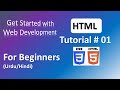 HTML for beginners | Tutorial # 1 &amp; Notes | Web Development Bootcamp | Urdu/Hindi