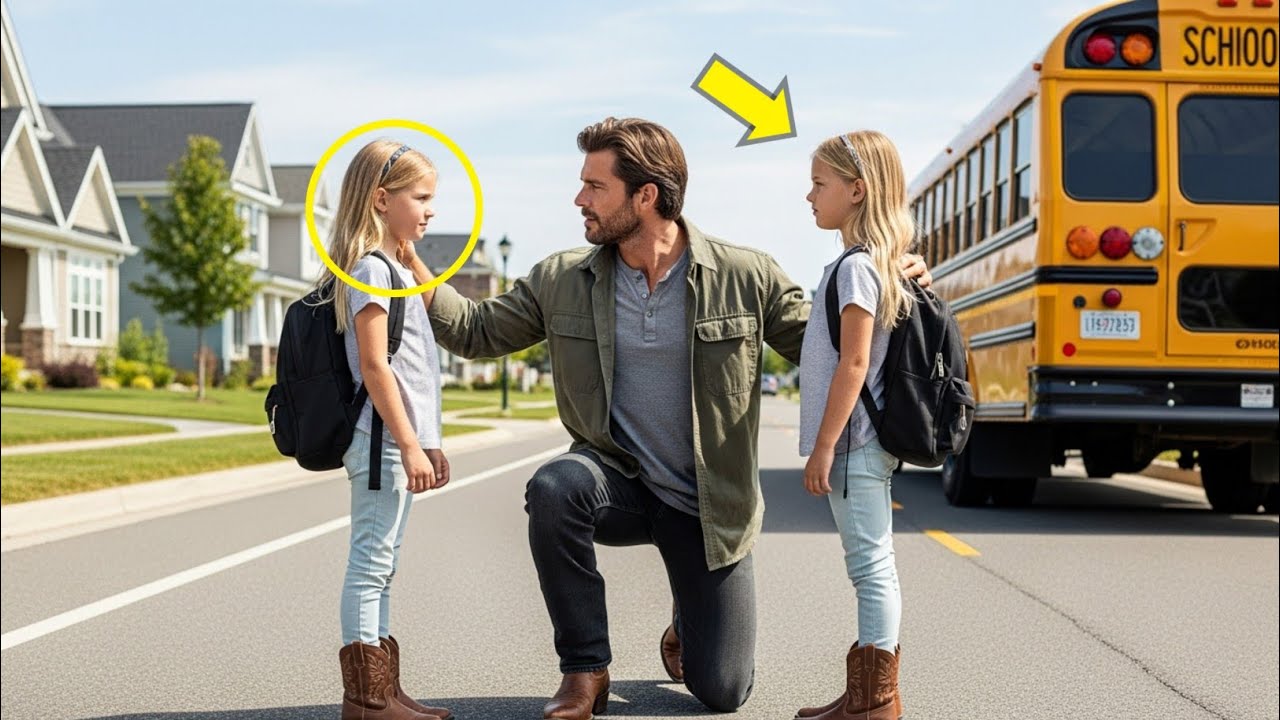 Bus Shaking Single Dad Saw Twin Girls Pointing at the Bus, Shaking in Fear—What He ...