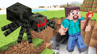 Видео Майнкрафт - Выживание Нуба в пещере Minecraft! - Онлайн летсплей игры для мальчиков.