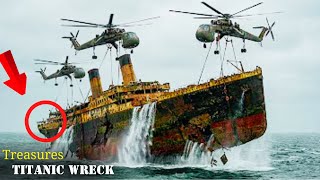 $300,000,000 Treasures Beneath the Titanic Wreck#TreasureHunting #Gold #titanic