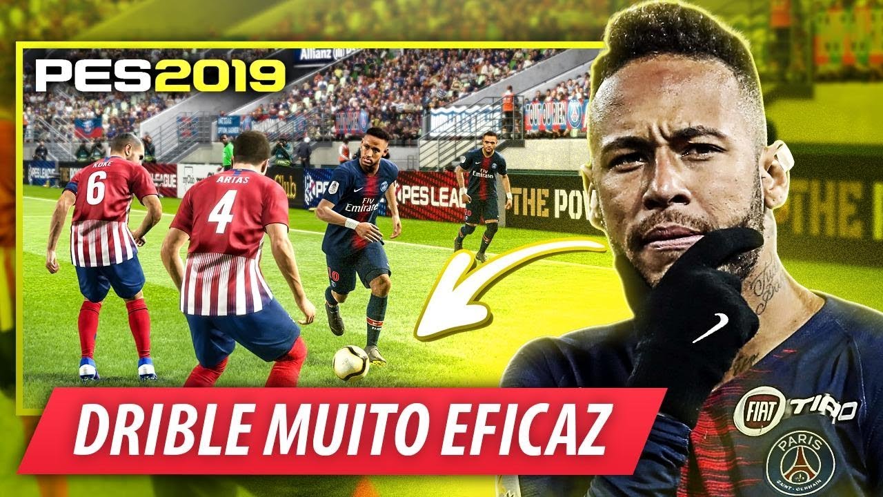 O MELHOR DRIBLE DO MOMENTO (SKILL DRIBLLING) PES 2019