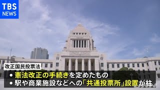【速報】改正国民投票法が成立 法案提出から約３年
