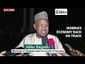 Nigeria's economy back on track – Minister 