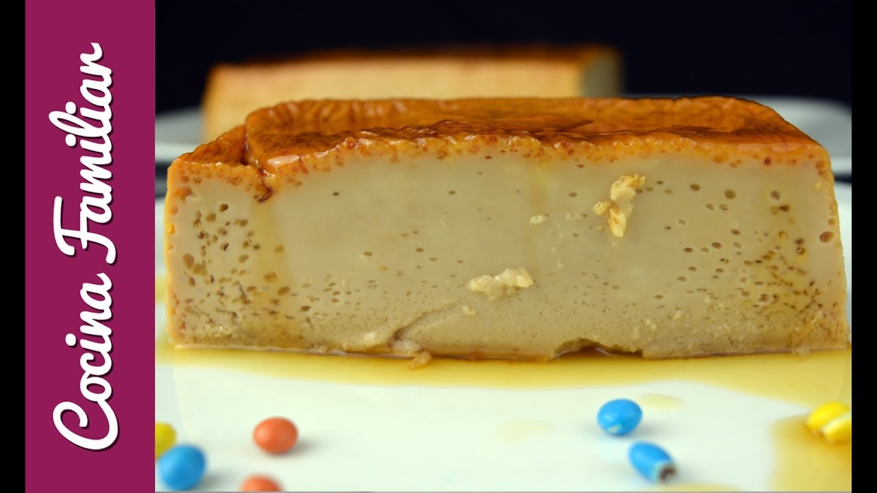 Receta para hacer flan bombón de chocolate paso a paso con caramelo casero