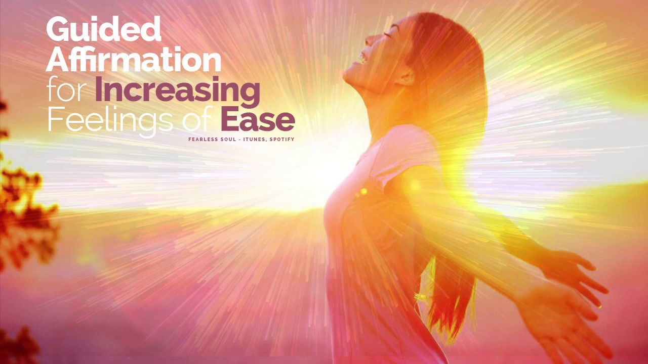 Guided Affirmation for Increasing Feelings of Ease  I AM Affirmation  Law of Attraction
