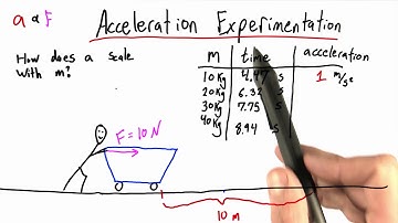 Mass and Acceleration - Intro to Physics