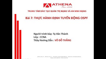 Bài 7: THỰC HÀNH ĐỊNH TUYẾN ĐỘNG OSPF