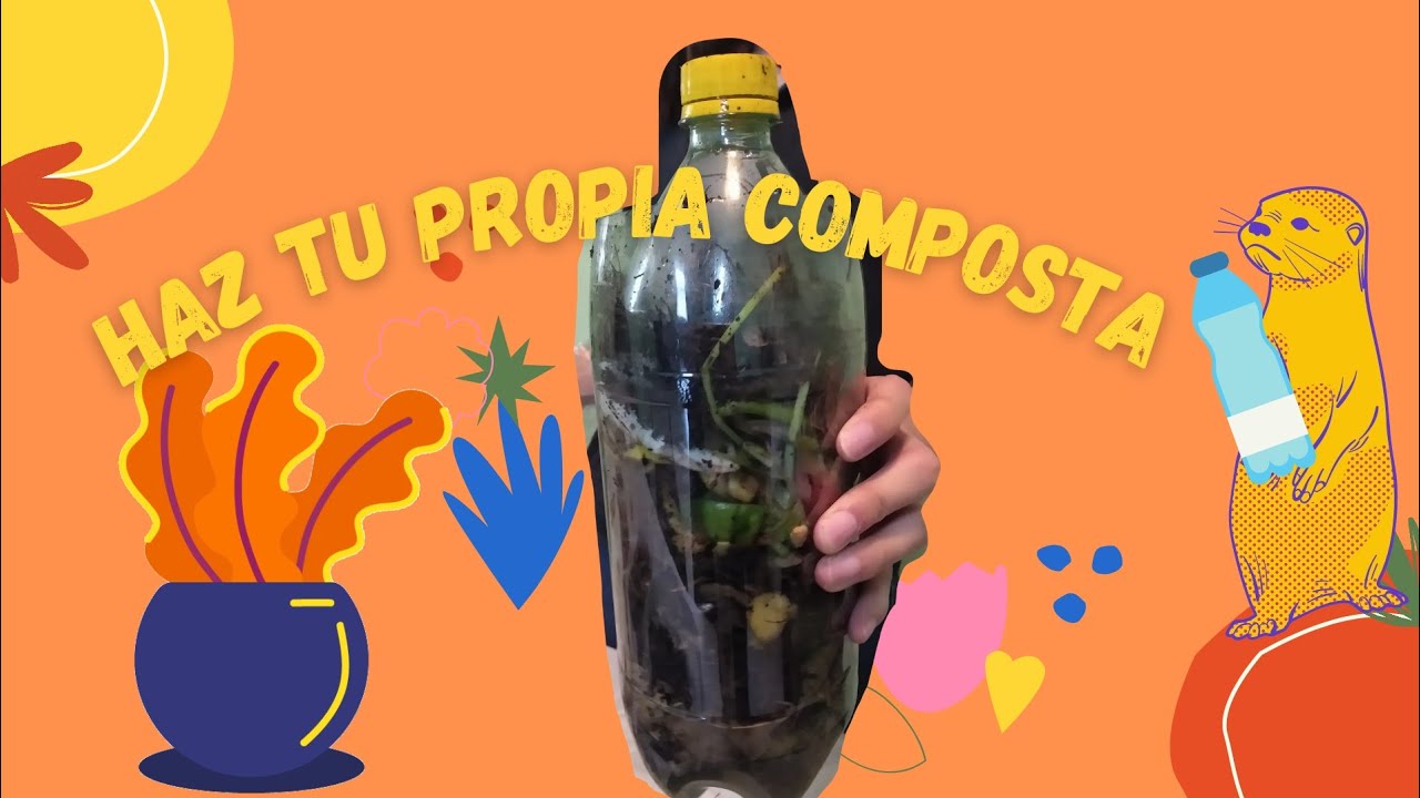 composta sencilla con botella de PET/derwinutria. - YouTube