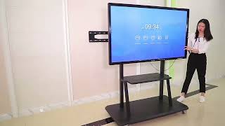 Interactive Flat Panel Display — 4K Touchscreen Smart Board — BarEquip.Pro