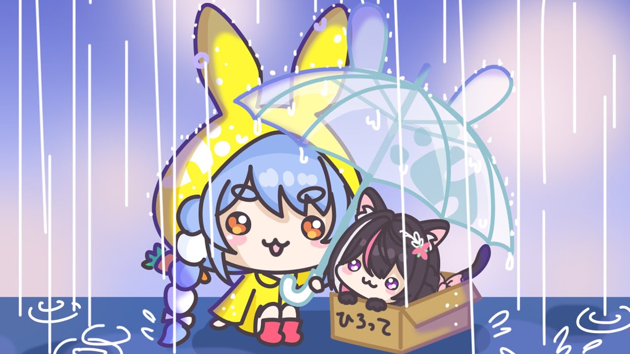 ぺこです 手描き】ぺこあずのてぇてぇ関係【兎田ぺこら /AZKi/切り抜き漫画