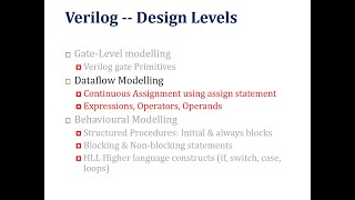 What is Data Flow Modelling In Verilog