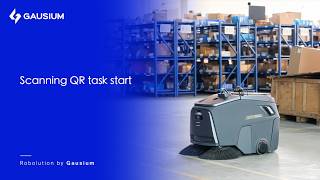 Gausium Beetle Qr Code Scan To Start A Cleaning Task