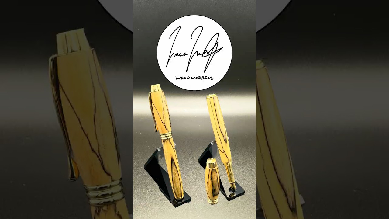 Black and White Ebony Fountain Pen