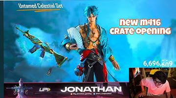 new m416 crate opening 100,000 UC TIGER M416 CRATE OPENING  BGMIJONATHAN GAMING