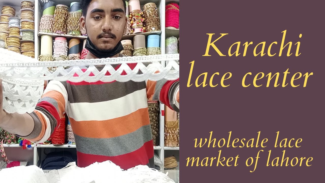 shah alam lace market wholesale lace market in Lahore Karachi lace center lace YouTube