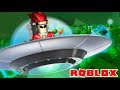 Стали ПРИШЕЛЬЦАМИ в ROBLOX | Илья и папа играют в СИМУЛЯТОР НЛО