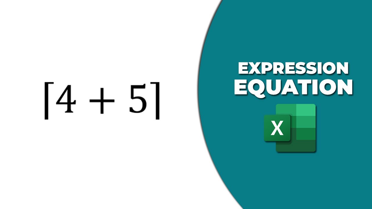 Excel Writing Math Equations How to write an algebraic expression equation in excel - YouTube