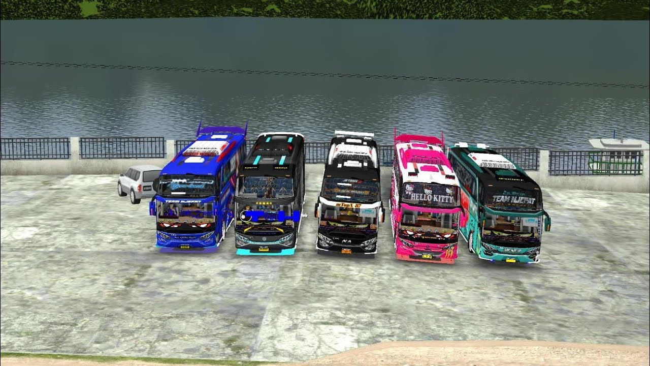 Part2 team NJEPAT #automobile #konvoibussidtertib #modbusjbterbaru #howtodownloadmodsinbussimulator 
