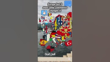 Europe but 3 most liked comments changes it (part 2) #comment #comments #like #3 #top3 #top#likes