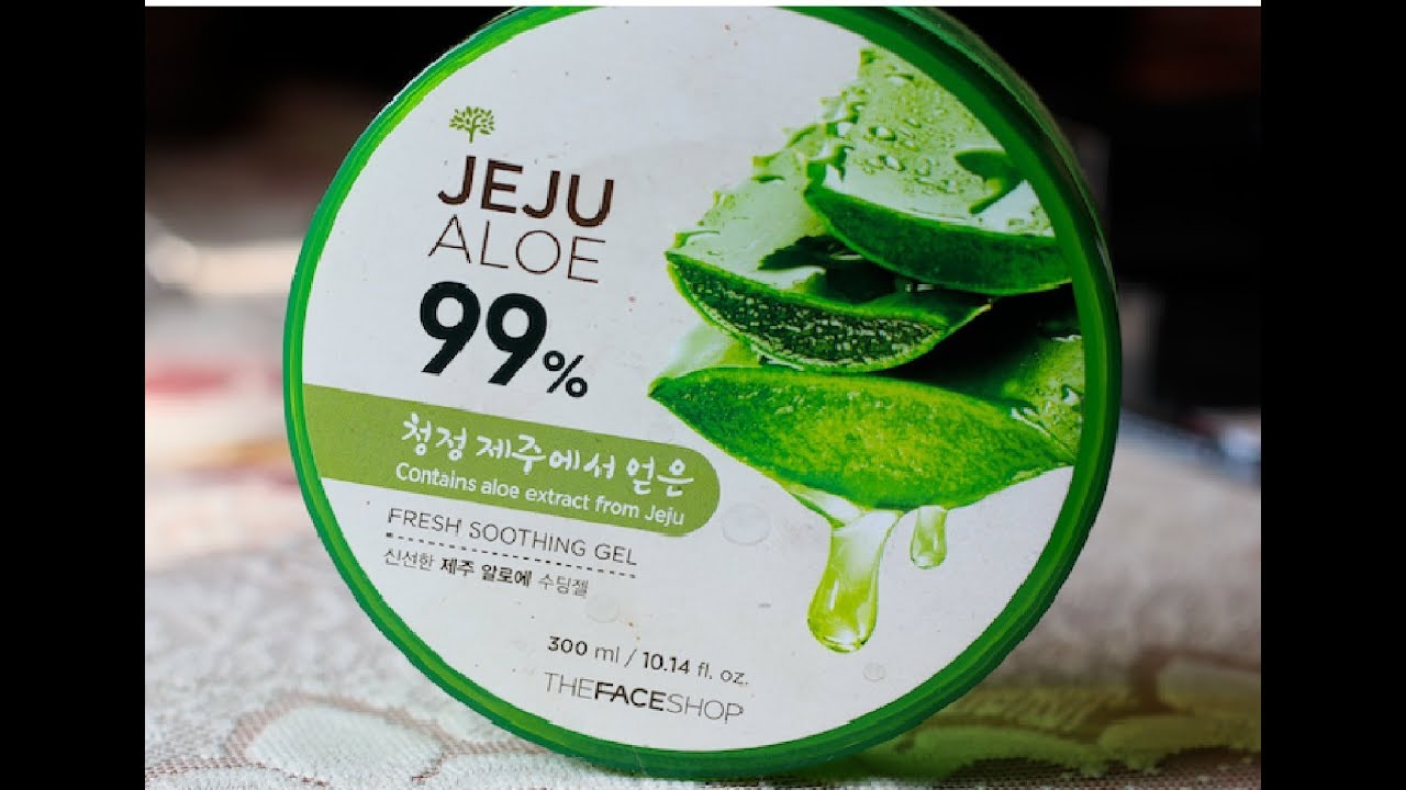 How to Use Aloe Vera Gel Jeju Aloe aulinnie YouTube