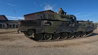 Leopard 1A5 start up and drive - Kampfpanzer leopard 1A5