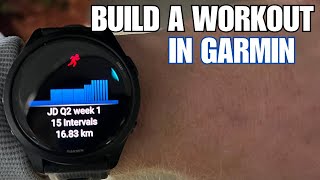 How To Create A Workout In Garmin Connect