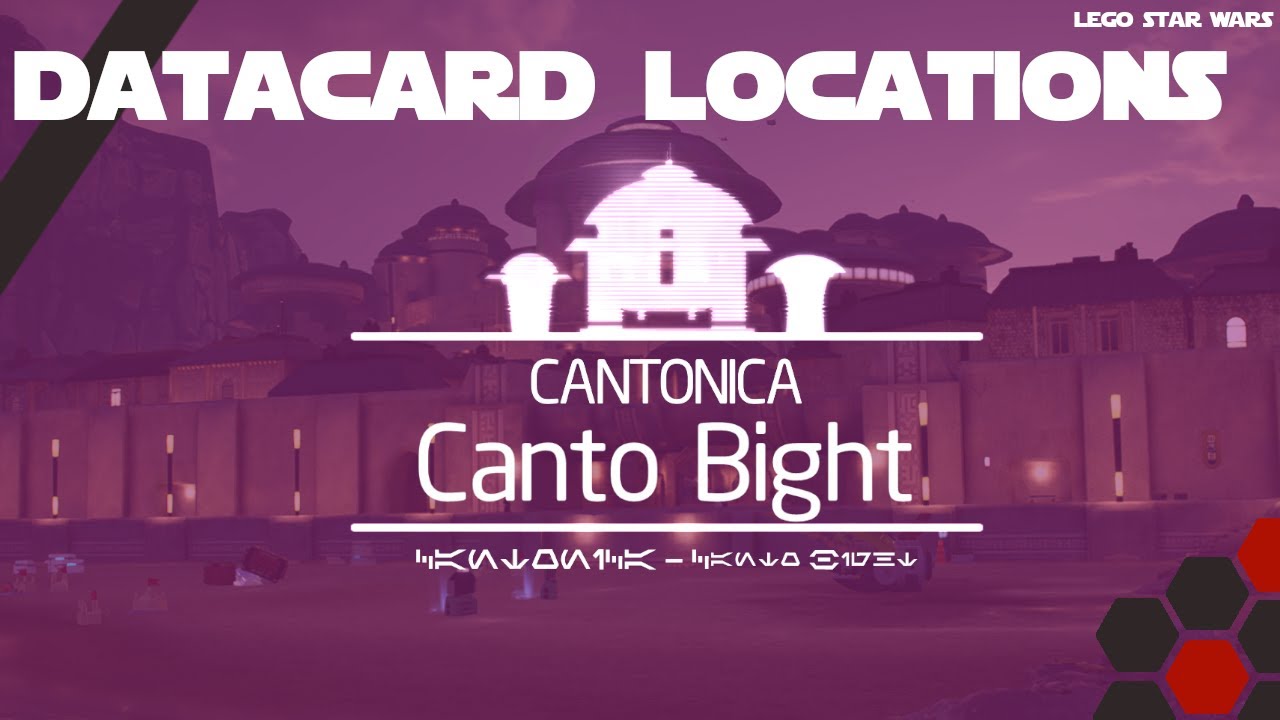 Datacard Location Canto Bight Cantonica Lego Star Wars the Skywalker Saga YouTube