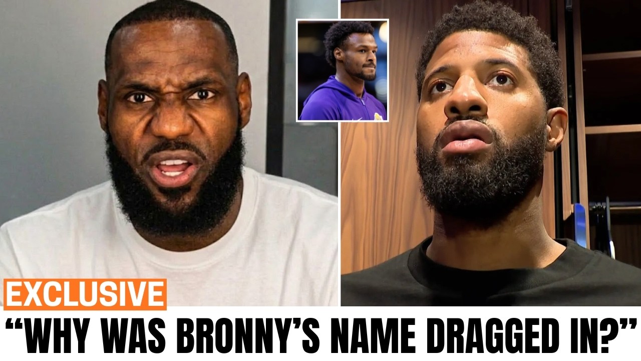 “LeBron James Fires Back at Paul George Over Viral Comments About Bronny James”