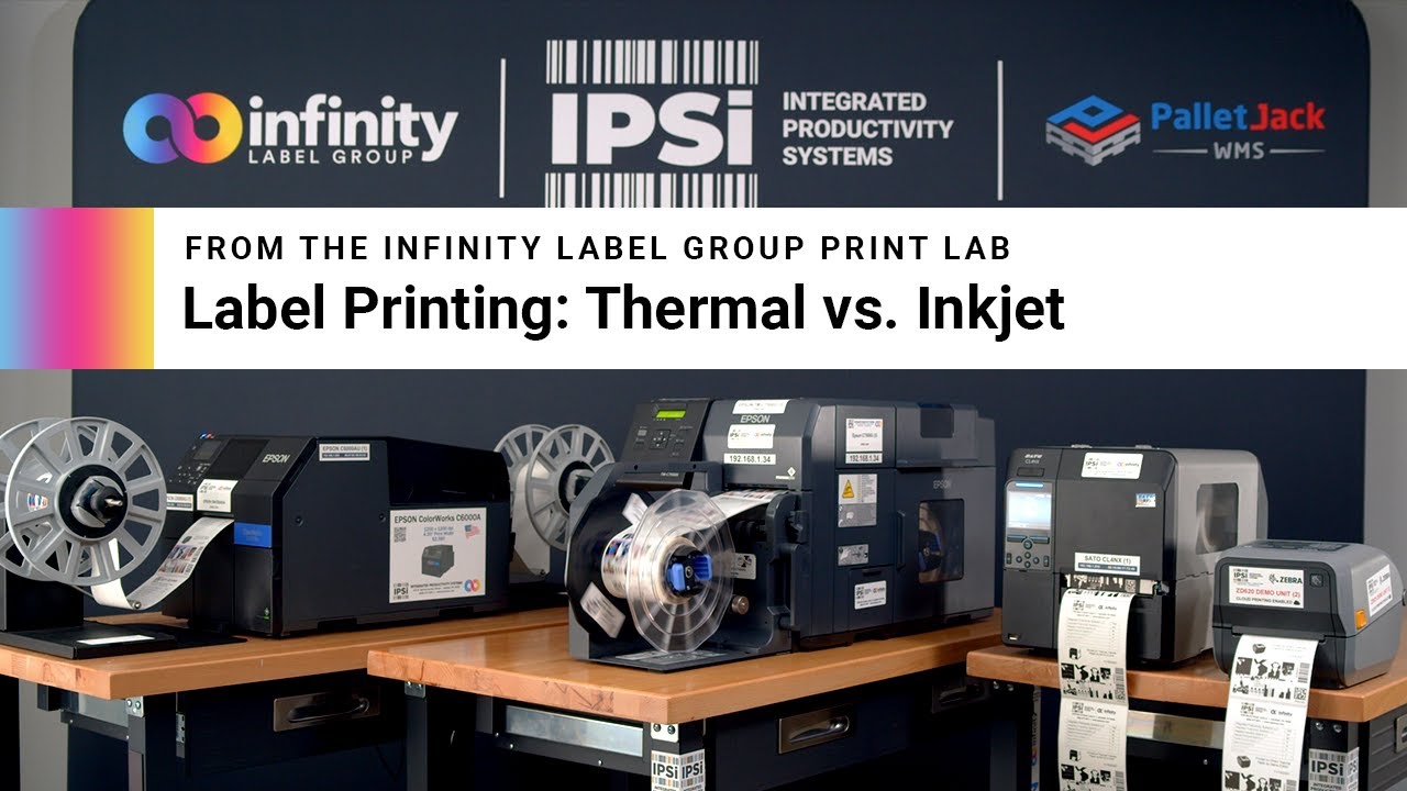 IPSi Print Lab Printer Comparison Inkjet vs Thermal YouTube
