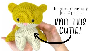 How to Knit a Lion Cub on a Circular Knitting Machine