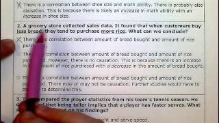 Identifying correlation and causation (SB)