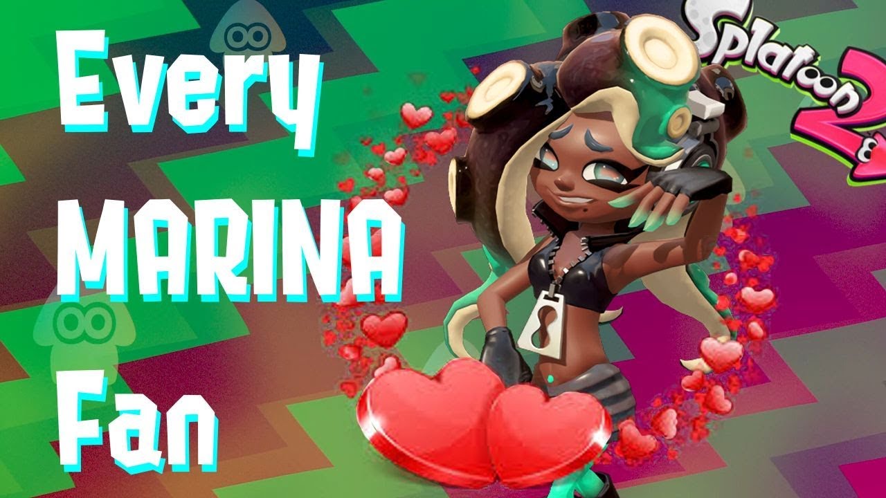 Every Marina Fan - Splatoon 2 - YouTube