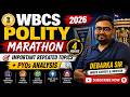 WBCS Polity Marathon 2026 | Political Science Important Repeated Topics + PYQs Analysis | D N Sir