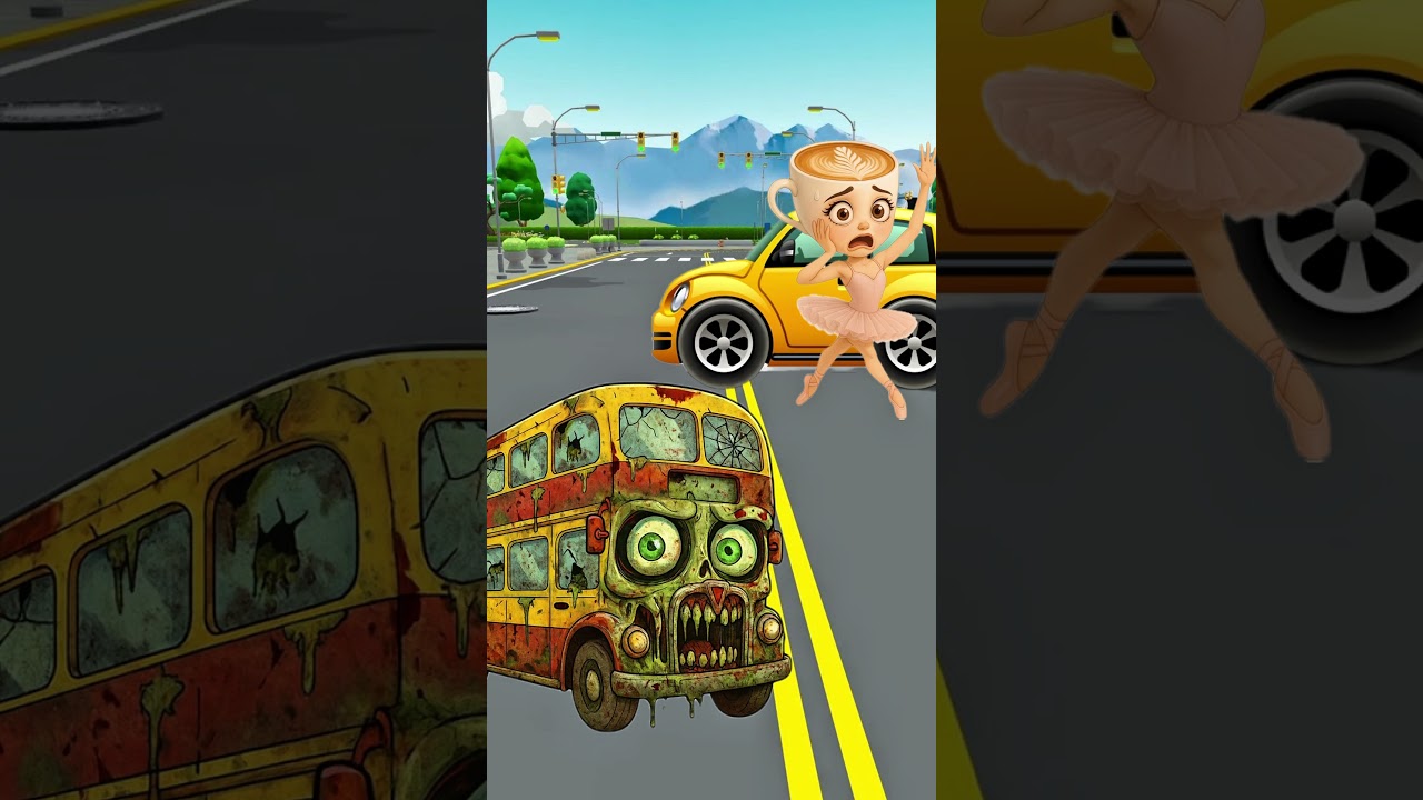 Policeman tung tung sahur v/s zombie car🧟🚗  