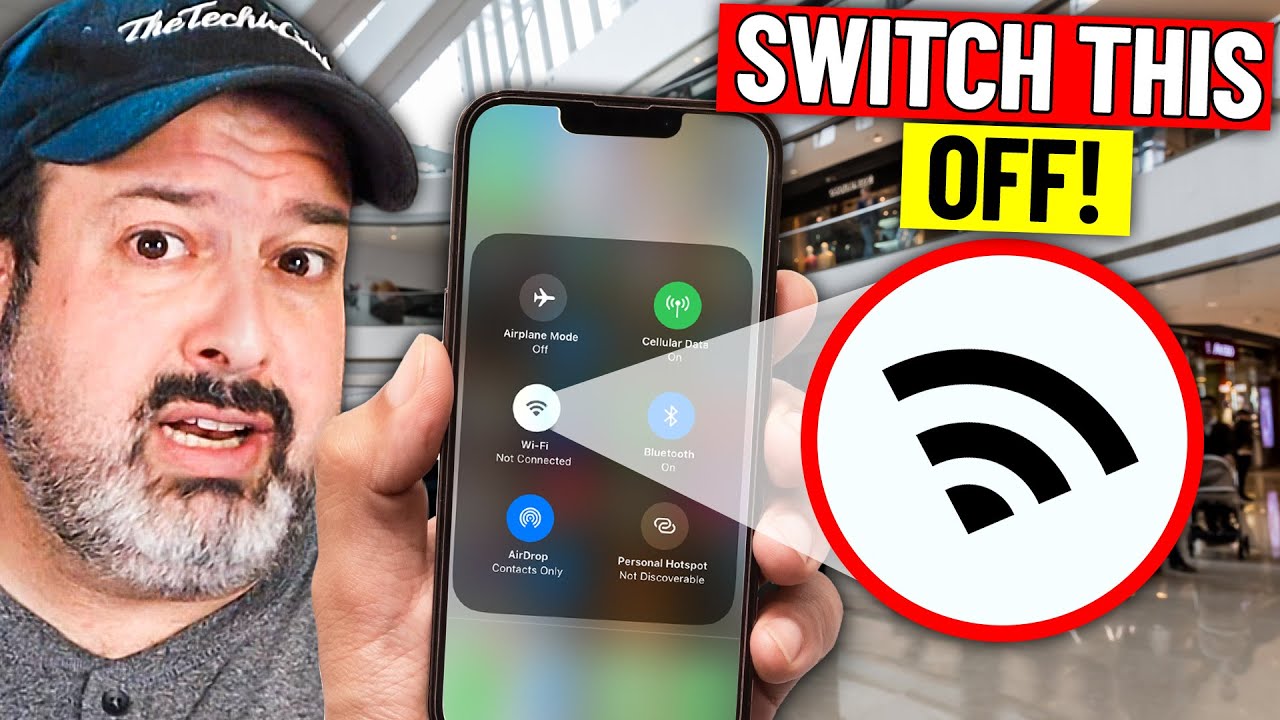 Switch off your phone's WiFi  now!